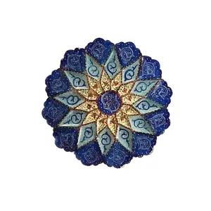 بشقاب میناکاری مدل گل کد 11