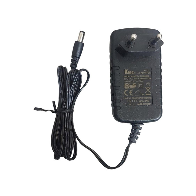 آداپتور 12 ولت 2 آمپر کی تک مدل 1202HE
