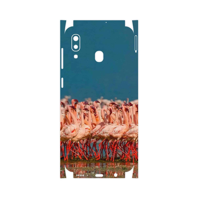 برچسب پوششی ماهوت مدل Flamingo-FullSkin مناسب برای گوشی موبایل سامسونگ Galaxy A20