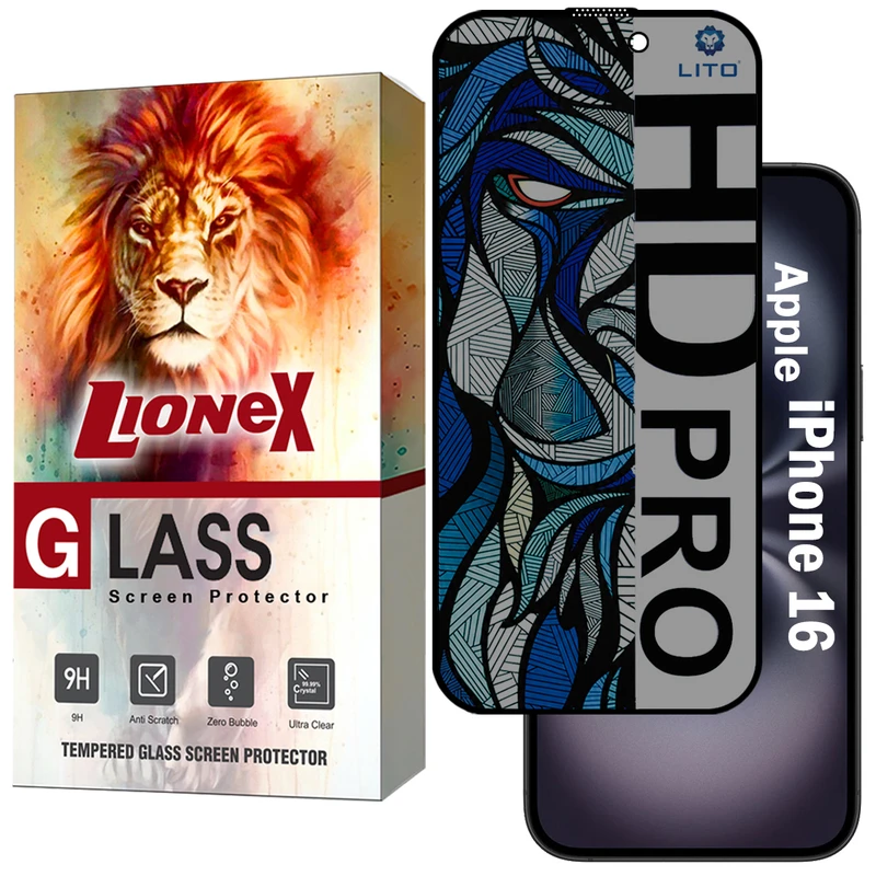 محافظ صفحه نمایش لایونکس مدل LITOPRVL مناسب برای گوشی موبایل اپل iPhone 16