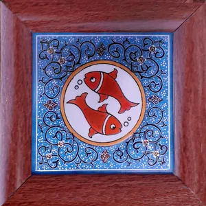تابلو ویترای طرح ماهی کد 754
