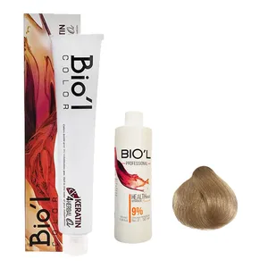 کیت رنگ مو بیول سری LIGHT PLATINUM شماره 11.23 حجم 100 میلی لیتر رنگ بلوند پلاتینه ماسه ای روشن