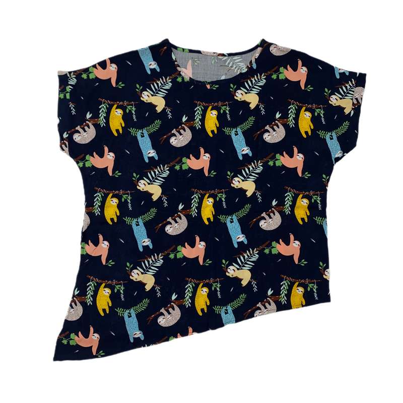 بلوز آستین کوتاه زنانه مدل بغل گره خور 3