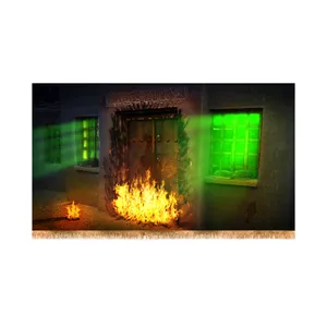 پرچم مدل پشت منبری طرح درب سوخته کد 8484S