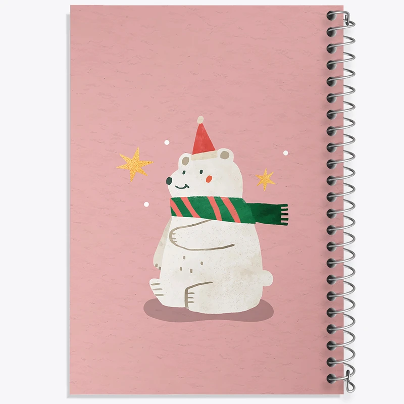 دفتر شطرنجی 50 برگ خندالو طرح خرس کیوت کد N2545