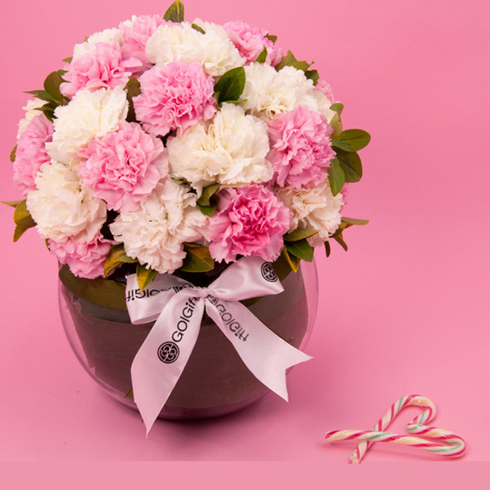 تنگ گل گل گیفت مدل روز مادر کد GG001