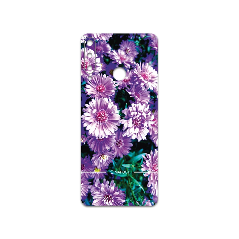 برچسب پوششی ماهوت مدل Purple-Flower مناسب برای گوشی موبایل هوآوی Y6p
