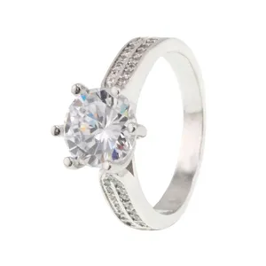 انگشتر زنانه برانت طرح نگین پرنسس