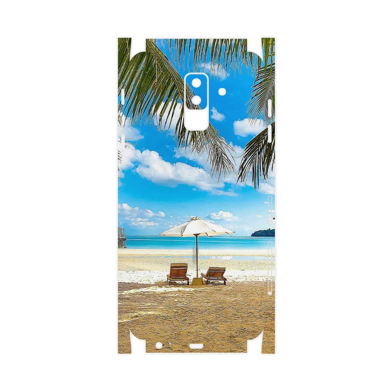 برچسب پوششی ماهوت مدل Beach-FullSkin مناسب برای گوشی موبایل سامسونگ Galaxy A6 Plus 2018
