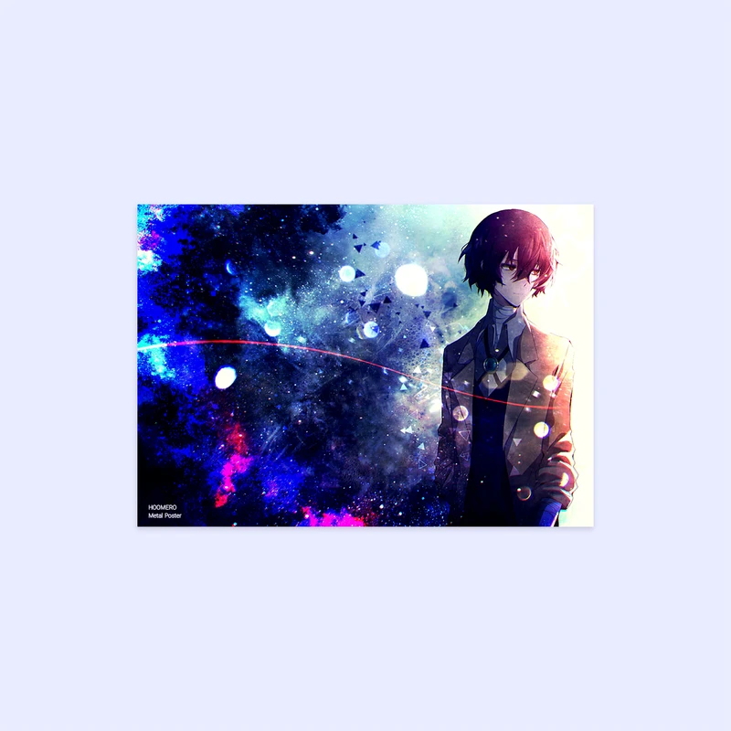 پوستر هومرو مدل فلزی طرح انیمه سگ های ولگرد بانگو کد PS1087