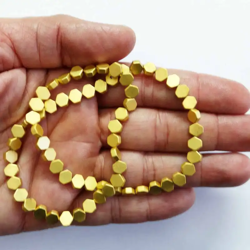 مهره دستبند مدل حدید شش ضلعی کد MO-1018 مجموعه 40 عددی