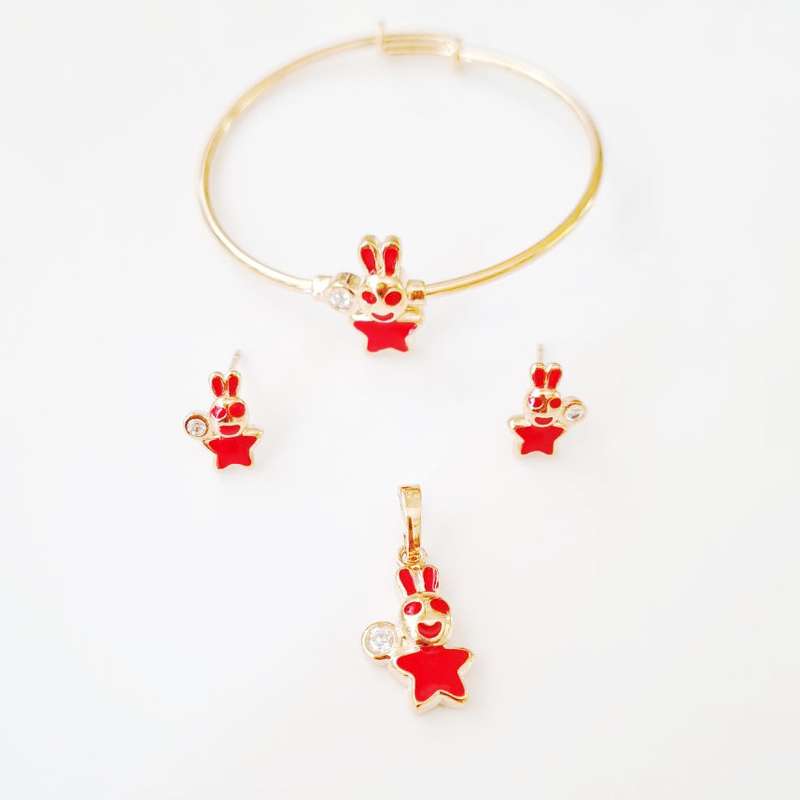 نیم ست دخترانه مدل خرگوش