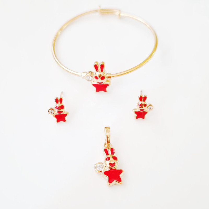 نیم ست دخترانه مدل خرگوش