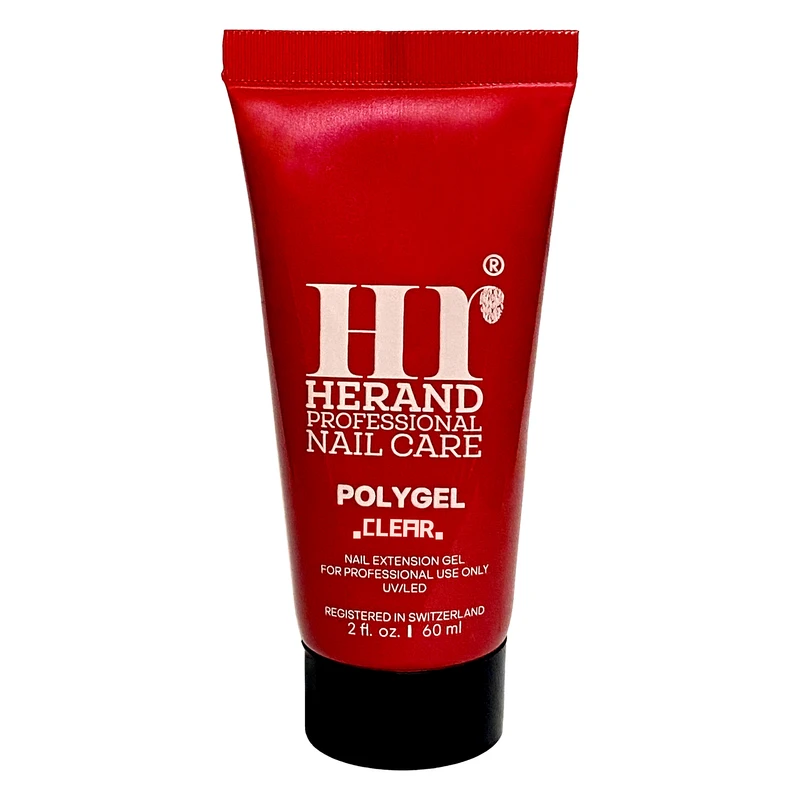 پلی ژل کاشت ناخن هراند مدل Clear حجم 60 میلی لیتر