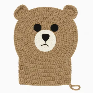 لیف حمام بافتنی کودک مدل تدی