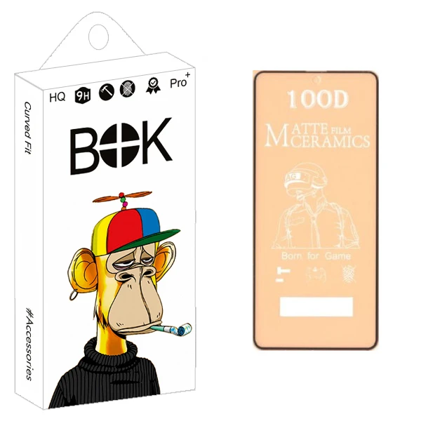 محافظ صفحه نمایش مات بوک مدل +HD مناسب برای گوشی موبایل اپل IPHONE XR