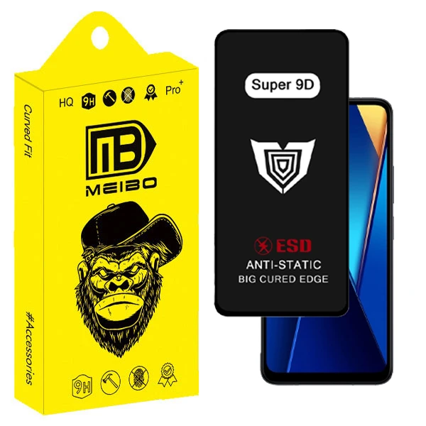 محافظ صفحه نمایش میبو مدل Super 9D Touch مناسب برای گوشی موبایل شیائومی Redmi 13c / 13c 5g / 13r / a05 / poco c65 / poco m6 5g