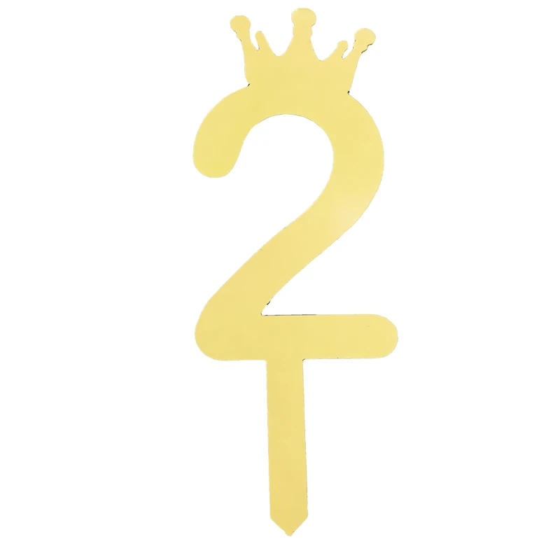 تاپر کیک هانستو مدل عدد 2 کد TPN02