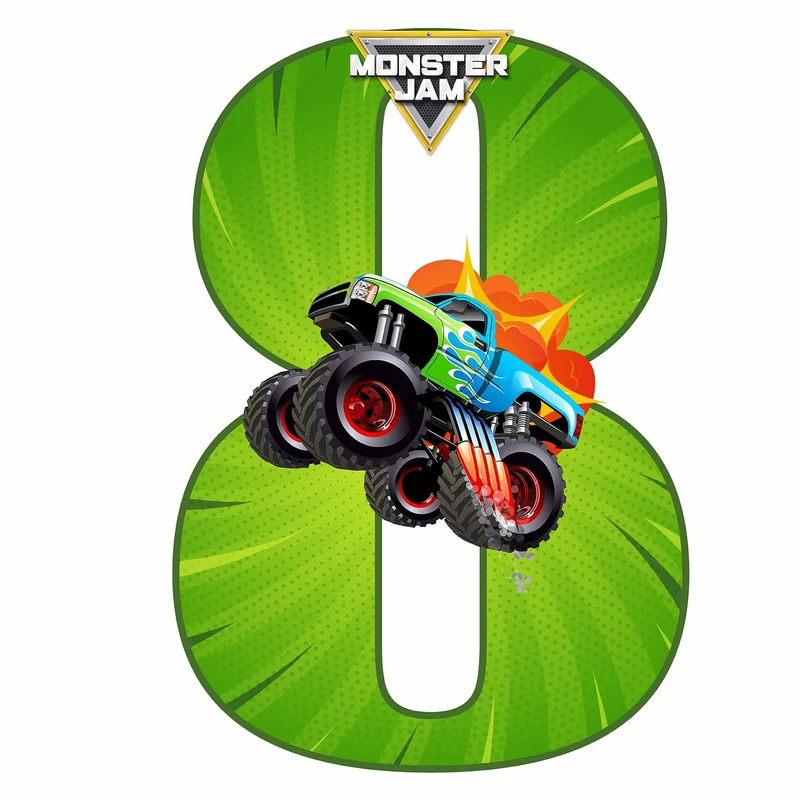 استند رومیزی مدل عدد 8 طرح مانستر جم کد 1581