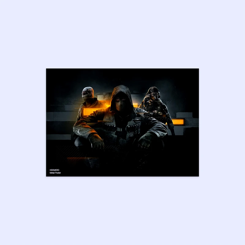 پوستر هومرو مدل فلزی طرح بازی کال اف دیوتی کد PS235