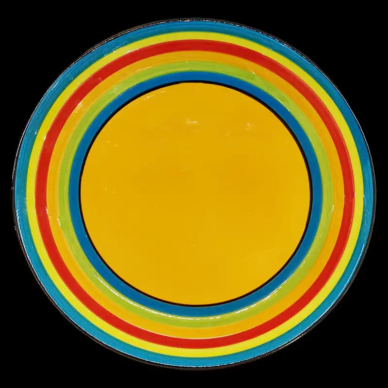 بشقاب غذاخوری مدل رنگین کمان بسته 6 عددی