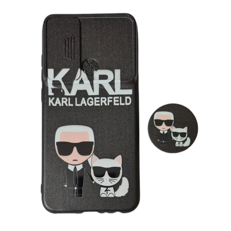 کاور کد 873 مناسب برای گوشی موبایل شیائومی Redmi Note 8 به همراه پاپ سوکت