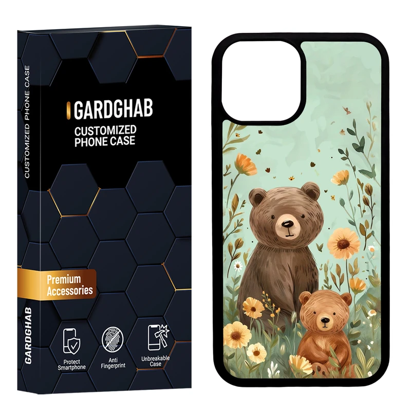 کاور گارد قاب مدل دور ژله ای فانتزی مناسب برای گوشی موبایل اپل iPhone 13 Mini