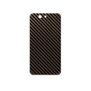 MAHOOT Glossy-Brown-Fiber Cover Sticker for Asus PadFone Infinity