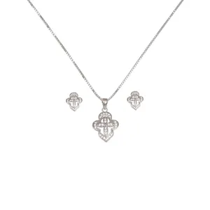 نیم ست نقره زنانه مدل 22300