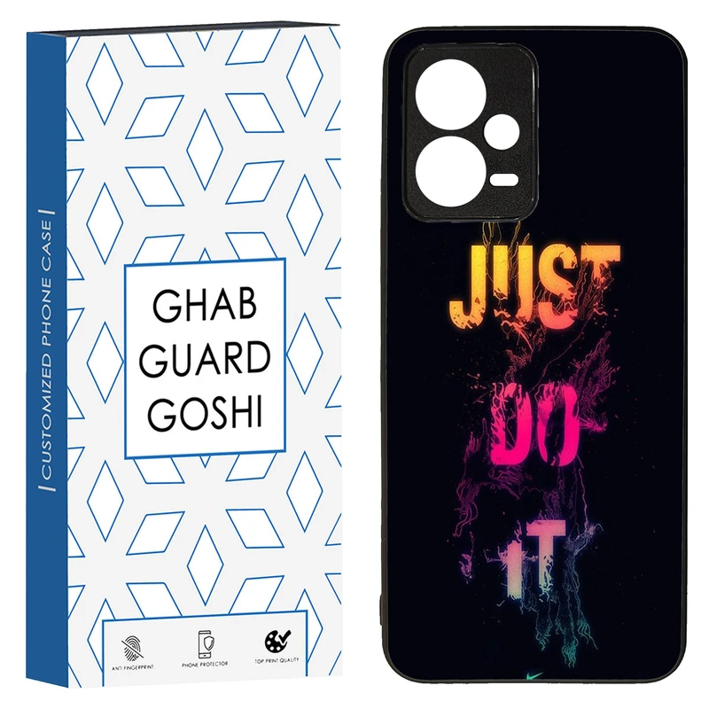 کاور قاب گارد گوشی طرح just do it کد TPU-106 مناسب برای گوشی موبایل شیائومی Redmi Note 12 5G / Poco X5 5G