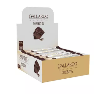 شکلات تلخ 60 درصد گالاردو فرمند - 10 گرم بسته 30 عددی
