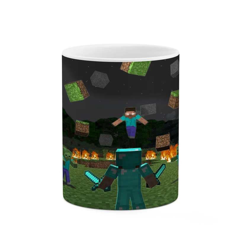 ماگ کاکتی طرح ماینکرافت minecraft مدل mgh41362