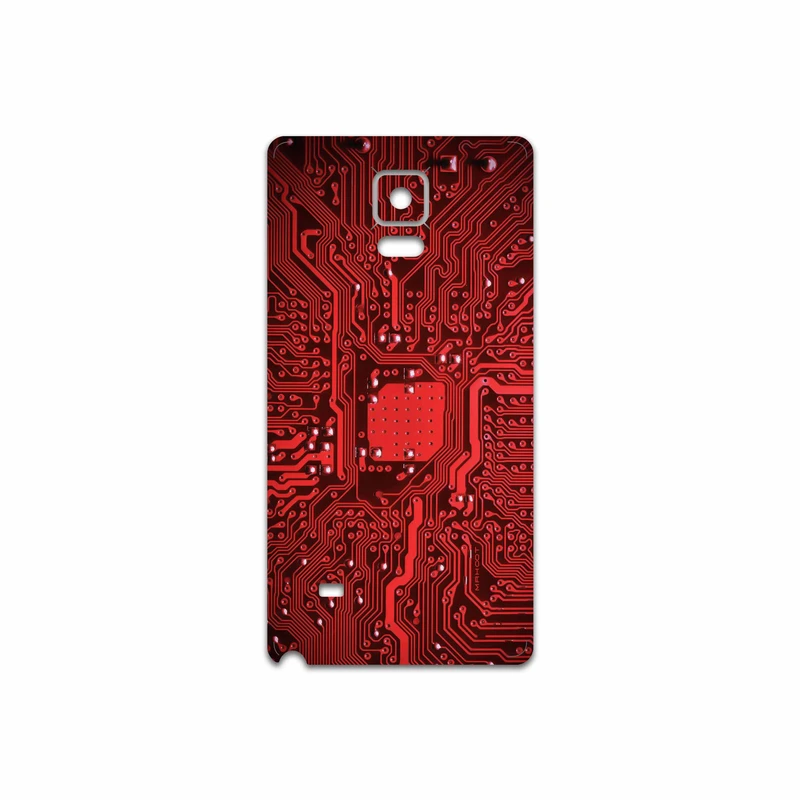 برچسب پوششی ماهوت مدل Red Printed Circuit Board مناسب برای گوشی موبایل سامسونگ Galaxy Note 4
