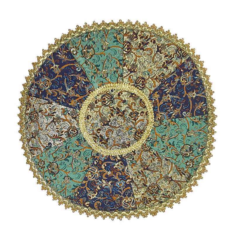 رومیزی ترمه مدل چهل تکه نسترن کد W132