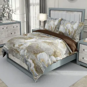 سرویس روتختی مدل آبرنگی یکنفره 5 تکه