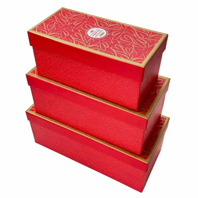 جعبه هدیه طرح قلبی کد 2103 بسته 3 عددی