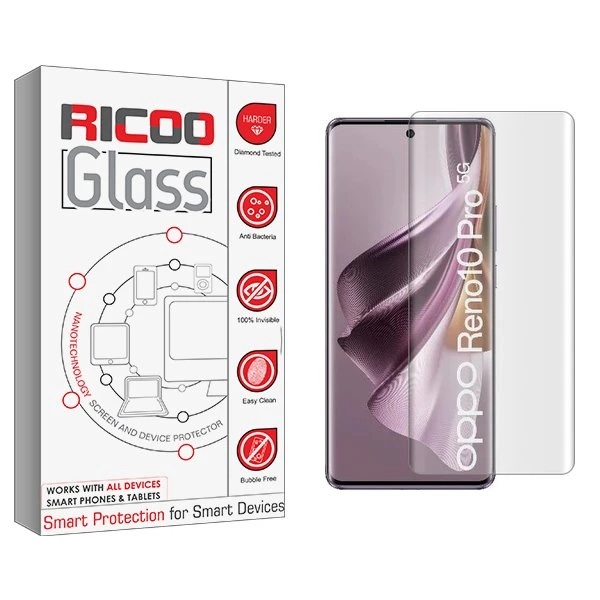 محافظ صفحه نمایش ریکو مدل RiC2 UV مناسب برای گوشی موبایل اوپو Reno 10 Pro