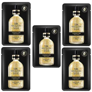 ماسک صورت بیسوتانگ مدل طلا وزن 28 گرم بسته 5 عددی