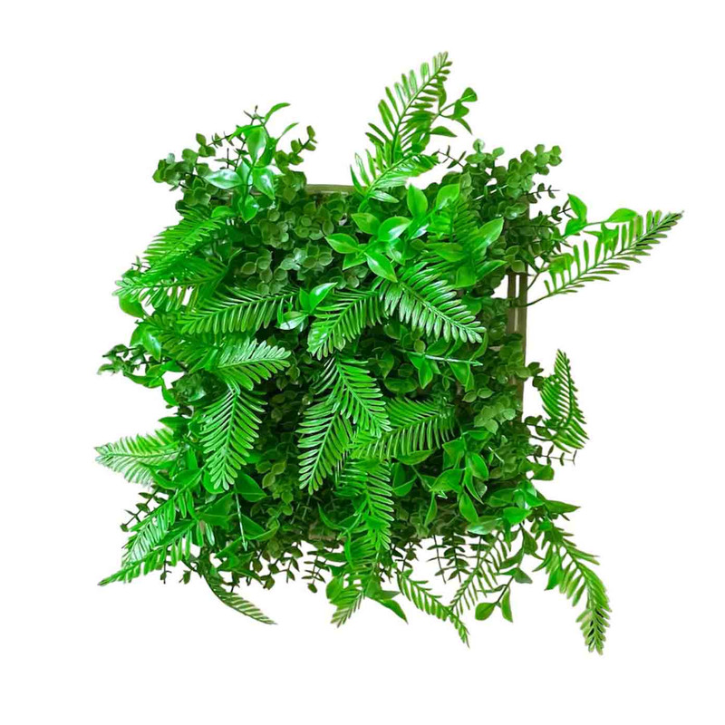 چمن مصنوعی آکواریوم مدل پرتراکم طرح برگ هاوایی سایز 25x25 سانتی متر