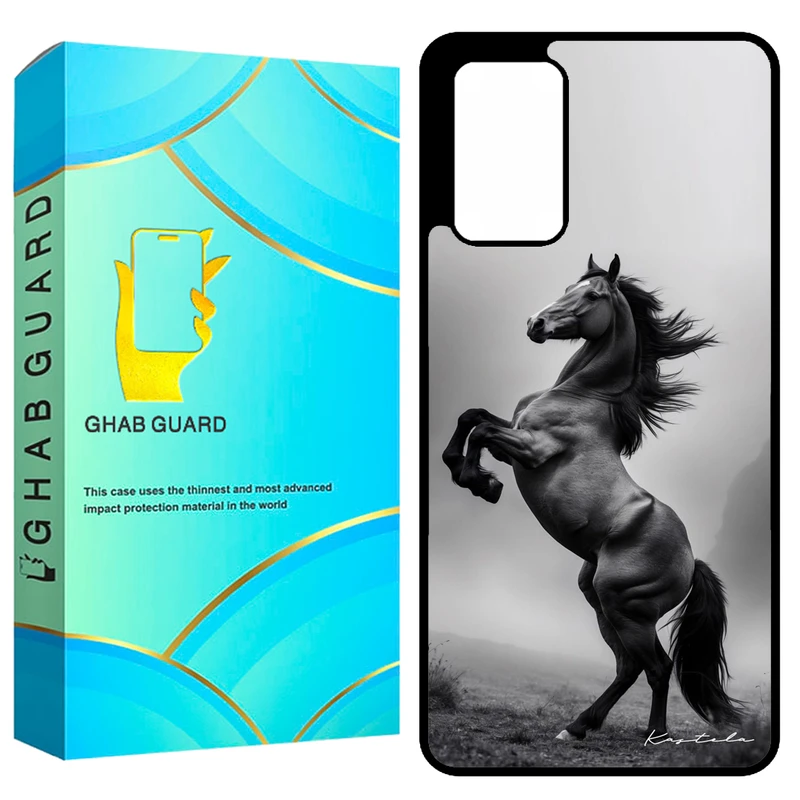کاور قاب گارد طرح اسب مدل GCHPA72 مناسب برای گوشی موبایل سامسونگ Galaxy A72 4G