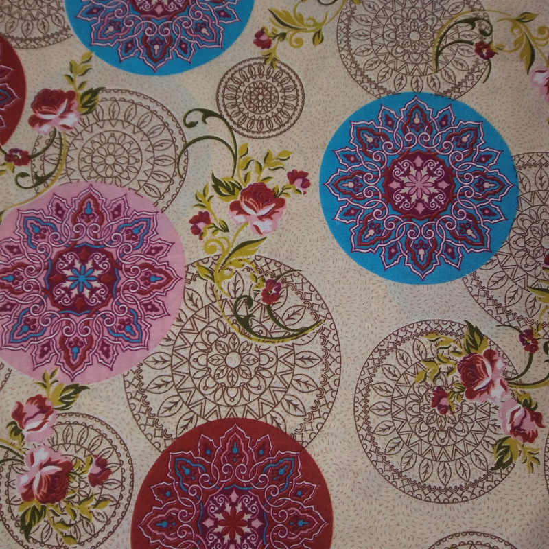 پارچه ملحفه مدل خورشیدی کد 2