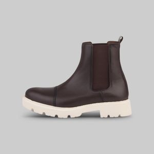نیم بوت مردانه چرم مشهد مدل J6204-088