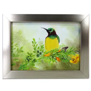 تابلو نقاشی رنگ و روغن مدل پرنده 