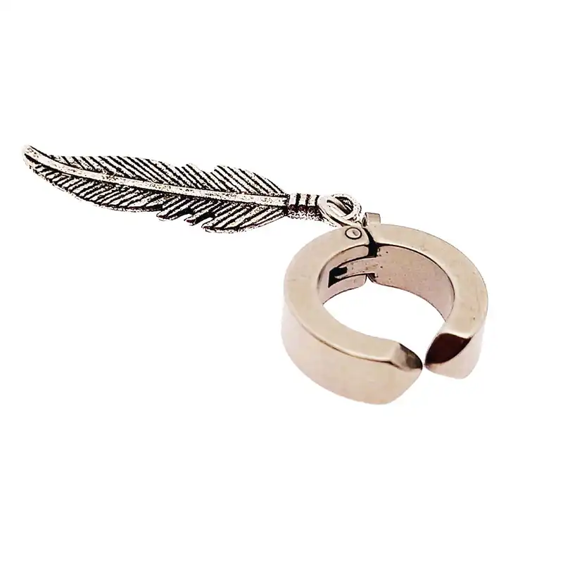 پیرسینگ گوش طرح پر مدل 377PRMZ