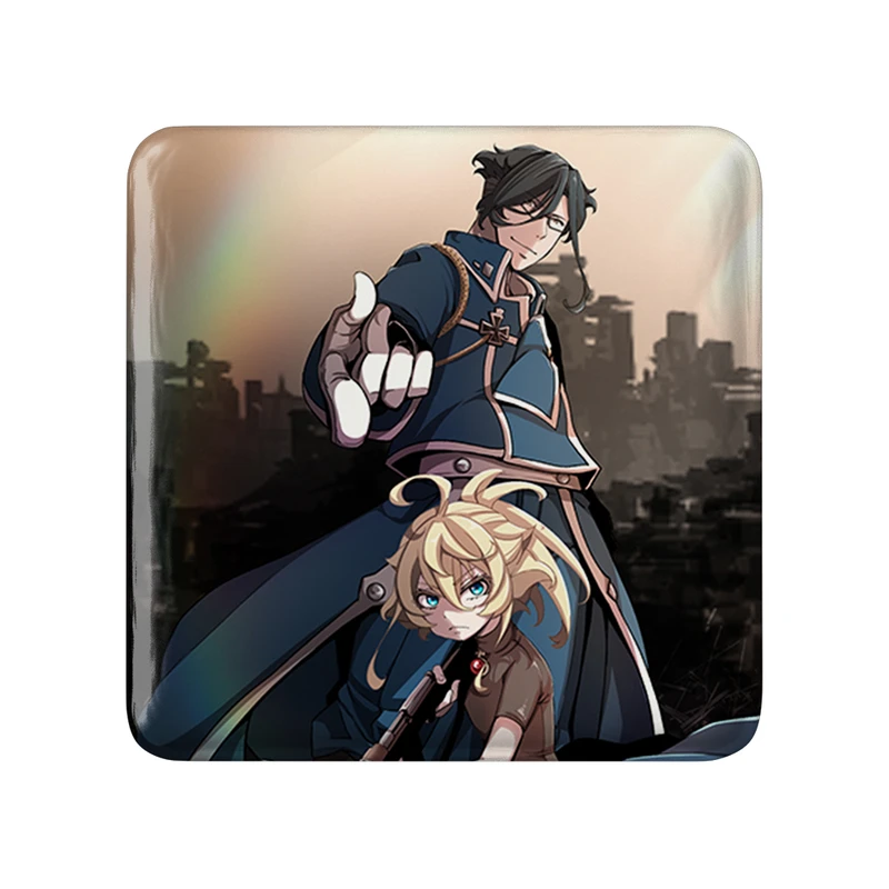 پیکسل خندالو طرح اریچ و تانیا انیمه یوجو سنکی مدل مربعی کد 34637