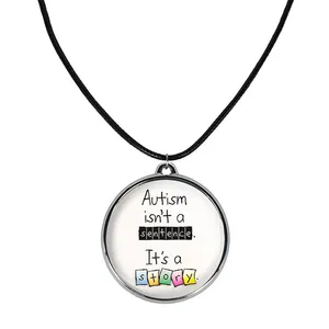 گردنبند خندالو مدل اتیسم Autism کد 2673726738