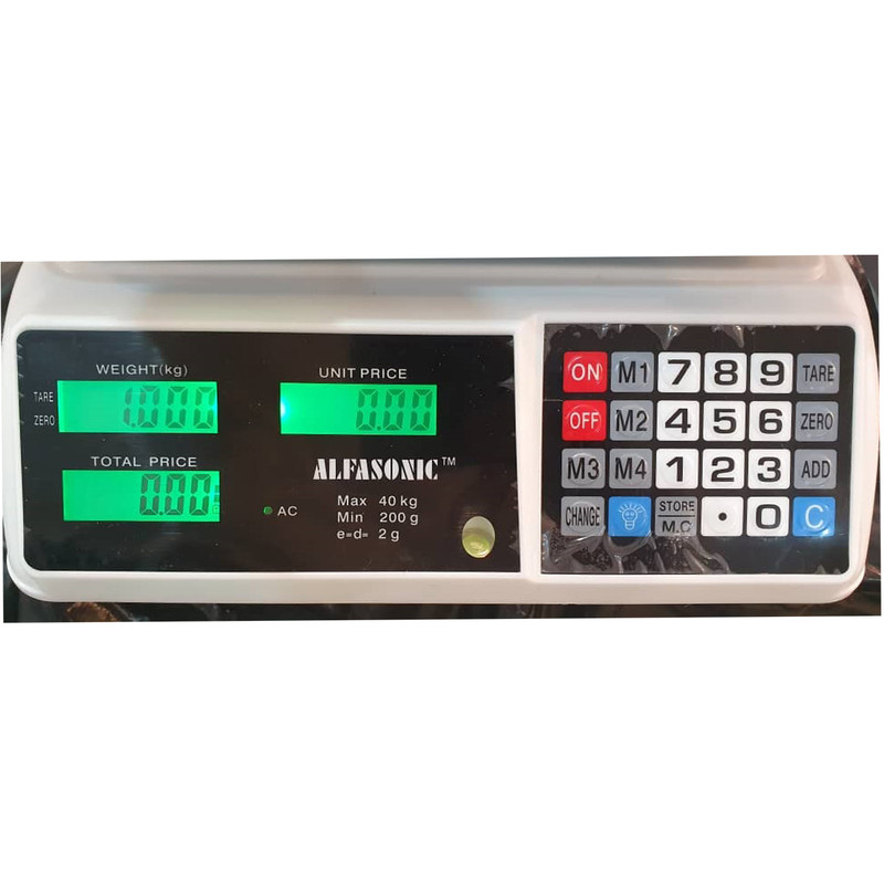 ترازو فروشگاهی آلفاسونیک مدل AS-A072