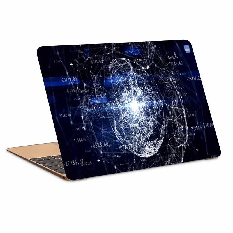 استیکر لپ تاپ طرح bitcoinکد p-1068 مناسب برای لپ تاپ 15.6 اینچ