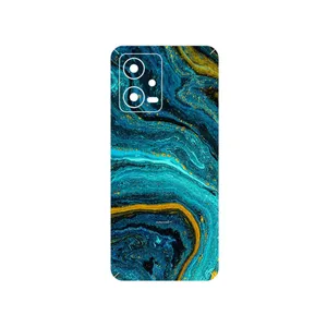 MAHOOT Turquoise marblewith golden streaks Cover Sticker for Xiaomi Poco X5