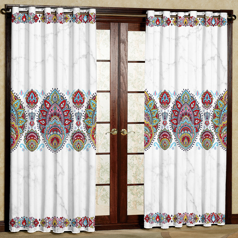 پرده مدل مخمل پانچی کد 1354T2 سایز 200x140 سانتی متر